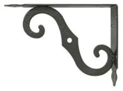 Produktbild von Wandhalterung AMIG 2-10 203 Regale Schwarz Stahl (25 x 19 cm)