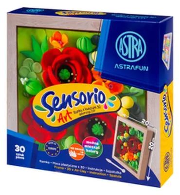Obrázok produktu pre Astra Masa Plastyczna Sensorio Art Maki z Ramką 30 Kolorów