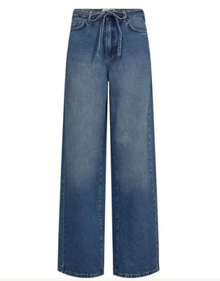 Image de Jean ample Nümph Nubrooklyn, couleur bleu moyen, denim, taille 36/32