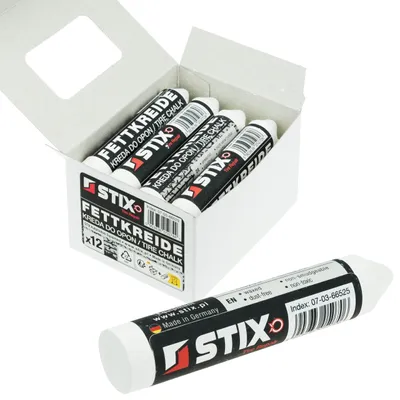 Immagine prodotto di Gessetti grassi STIX, gessetti per pneumatici, pennarelli per pneumatici, 1 confezione (12 pezzi)