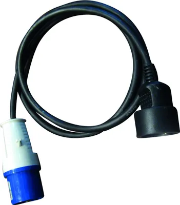 Produktbild von Steckeradapter CEE 17 – Schuko Buchse mit Kabel