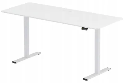 Immagine prodotto di Scrivania regolabile in altezza, modello FQ1W-1880-EU, dimensioni 180 x 80 cm, colore bianco