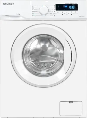 Produktbild von Exquisit Waschmaschine WA7014-020A weiss | 7 kg Fassungsvermögen | Energieeffizienzklasse A | 12 Waschprogramme | Kindersicherung | Startzeitvorwahl