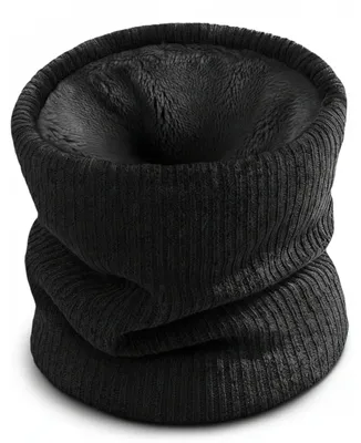 Productafbeelding van Nekwarmer Fleece Heren & Dames - Geschikt voor Wintersport, Wandelen & Fietsen - Colsjaal - Halswarmer - Sjaal - Zwart