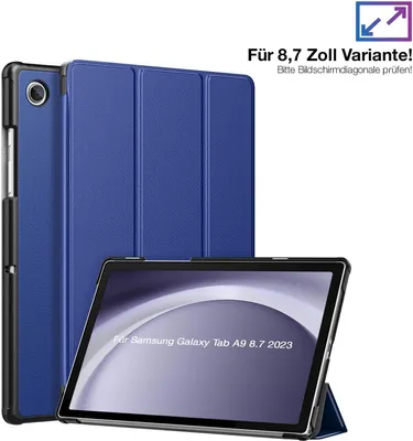 Produktbild von Schutzhülle für Samsung Galaxy Tab A9 2023 8.7 Zoll Cover Case Schutz Tablet Farbe: Dunkelblau
