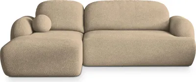 Produktbild von Masseno Ecksofa MODENZA N L-S mit Schlaffunktion L-Form, Sofa mit Bettkasten, Wohnzimmersofa, Couch, Soffa, Bettsofa, Couchgarnitur- Creme, NOW OR NEVER 02
