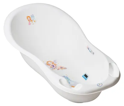 Obrázek produktu pro Dětská vanička Chipolino Marea Princezna 102 cm, teploměr, odkládací přihrádky, bílá