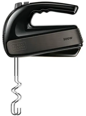 Produktbild von Black+Decker BXMX500E Handrührer 500W Anti-Fingerprint-Edelstahl Turbo-Funktion