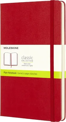 Image de Moleskine 9788862930062 Carnet MOLESKINE, L/A5, vierge, couverture rigide, rouge clair
