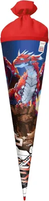 Produktbild von Roth Motiv-Schultüte, Robo Drache, 70 cm, Folie