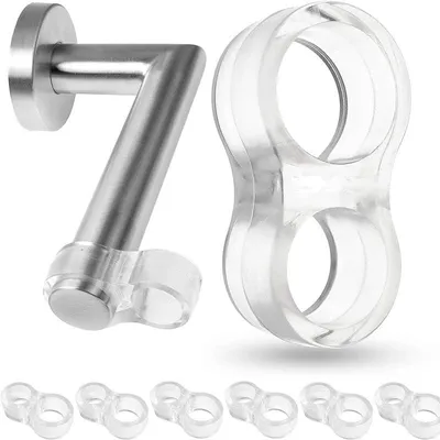 Produktbild von Türgriffstopper, Türgriffschutz, Türgriffstopper-Set (8 Stück), Türgriffstopper, Türgriffschutz, Türgriffstopper, Türgriffstopper, transparenter Türgriffschutz