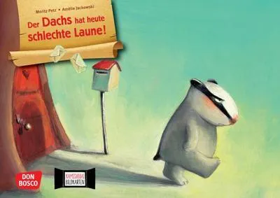 Obrázek produktu pro Der Dachs hat heute schlechte Laune. Kamishibai Bildkartenset