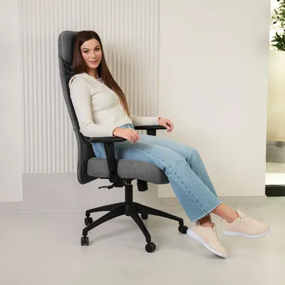 Obrázek produktu pro di volio ergonomické křeslo MOLFETA tmavě šedé