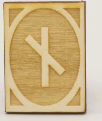 Produktbild von Naudhiz Rune – Schicksalsrune für Not, Zerstörung und Heilung