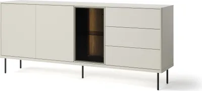 Produktbild von Furniture24 Sideboard Epiro Ep-05 Kommode Kaschmir / Dunkle Eiche