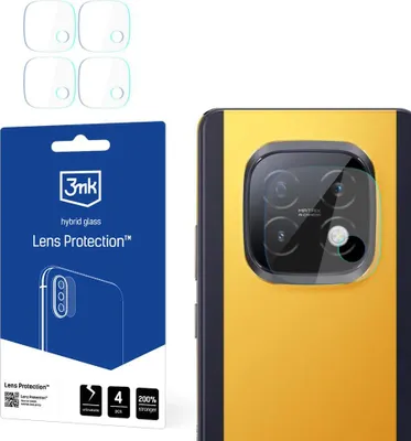 Produktbild von 3mk Hybridglas Lens Protection für Realme Narzo 70 TurboKamera Objektiv Kameralinse  0,16mm 6H (4 Stück)
