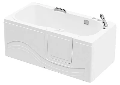 Produktbild von Seniorenbadewanne Vital M (liegend) mit Rechtseinstieg 160 x 75 x 64 cm