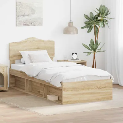 Obrázek produktu pro Maison Exclusive - Rám postele Sonoma 100 x 200 cm Masivní borovicové dřevo