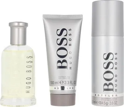 Produktbild von Edt Spray 100ml/Deo Spray 150ml/Shower Gel 100ml Hugo Boss Bottled Giftset