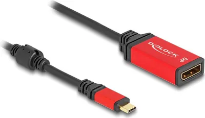 Produktbild von DELOCK USB Type-C, DisplayPort Adapter(DP Alt Mode)8K 30 Hz