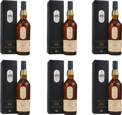 Produktbild von 6x Lagavulin 16 Jahre Islay Whisky 43% Vol.  0,7L