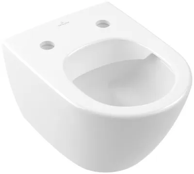 Produktbild von Villeroy & Boch Subway 2.0 Tiefspül-WC, Compact spülrandlos, oval, wandhängend, 355x480x360mm, 5606R001