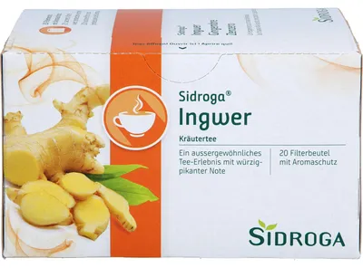 Produktbild von Sidroga Ingwer Kräutertee, 20 St. Filterbeutel