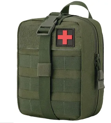 Imagen del producto de Botiquín de primeros auxilios militar para supervivencia y actividades al aire libre
