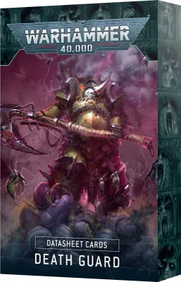 Produktbild von Warhammer 40.000 Death Guard Datasheet Cards Deutsch