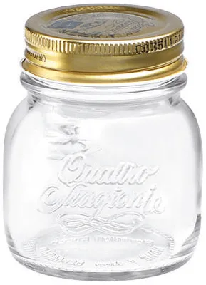 Image de Bormioli Rocco Quattro Stagioni Pots de conserve 150 ml avec couvercleƸ 56 mm 12 pièces