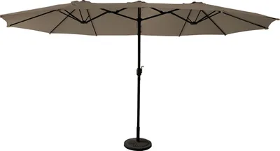 Produktbild von Doppelschirm 2,7x4,6m LINAI taupe