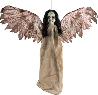 Produktbild von Verzauberte Geisterpuppe mit sich bewegenden Flügel als Animatronic 90cm