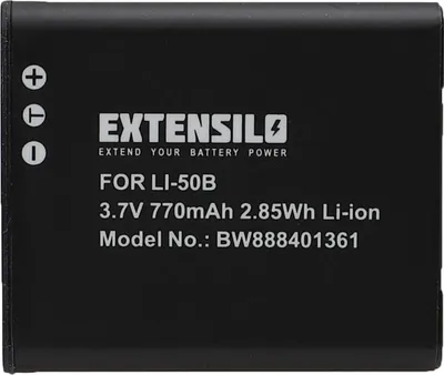 Produktbild von EXTENSILO Akku Ersatz für Kodak LB-052 für Kamera (770 mAh, 3,7 V, Li-Ion)