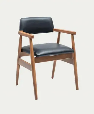 Immagine prodotto di Elegante sedia da pranzo nera marrone moderna robusta ergonomica elegante