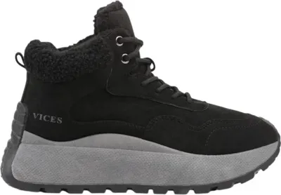 Produktbild von Permani Damen High-Top-Stiefeletten in Schwarz, geeignet für die Wintersaison