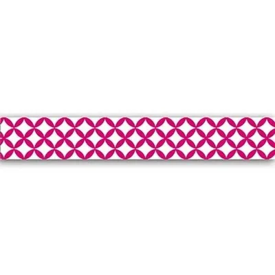 Produktbild von Abdeckband 10 m - Fuchsia und Weiß