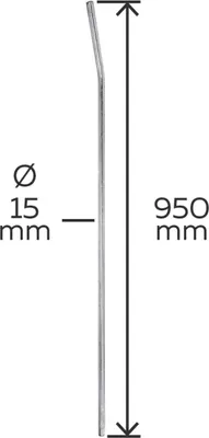 Zdjęcie produktu dla GAH-Alberts 208394, Stal, Powłoka elektrogalwaniczna, 1 szt.