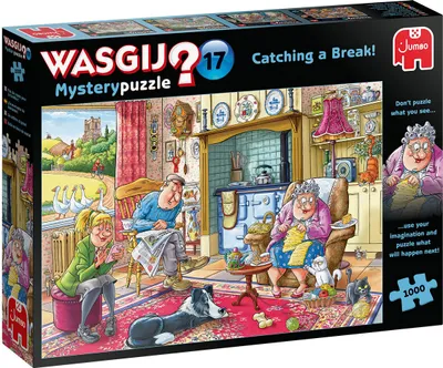 Produktbild von Jumbo Wasgij Mystery 17 Friedefreudeeierkuchen 1000 Pieces Puzzle    One Size