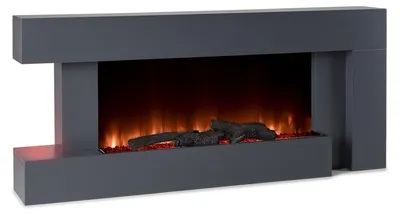 Produktbild von Klarstein Deko Kamin mit LED-Flammen, Elektro Kamin mit Heizung, 2000W Elektrischer Kamin, Sparsamer Kamin Elektrisch, Wandkamin mit Fernbedienung & Timer, Elektrische Kamine mit MDF-Gehäuse