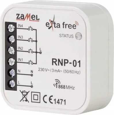 Zdjęcie produktu dla Radiowy nadajnik dopuszkowy RNP-01 Zamel EXF10000034