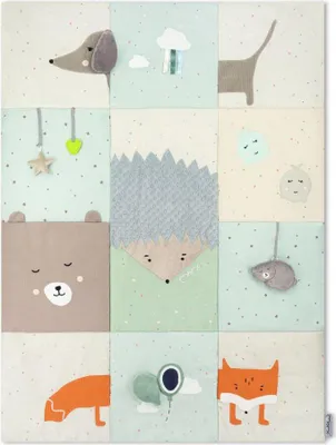 Obrázek produktu pro Hrací deka MoMi VOLPI patchwork