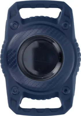 Immagine prodotto di Portachiavi PETS con moschettone per Airtag, custodia protettiva blu