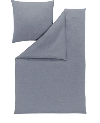 Produktbild von Estella Atelier - Mako-Interlock-Jersey Bettwäsche-Garnitur TAKOMA Farbe taube Größe 155x220 + 80x80 cm