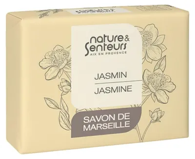 Image de Savon de Marseille FLEURS DE JASMIN 100g