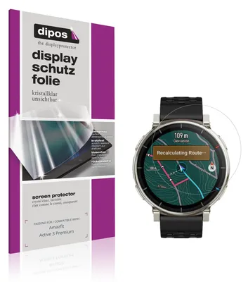 Immagine prodotto di 6x Pellicola Protettiva per Amazfit Active 3 Premium Protezione Schermo Claro Display dipos