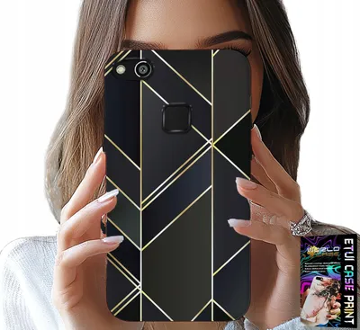 Image de Étui Pour Huawei P10 Lite - Cadres Dorés, Designs Élégants + Verre