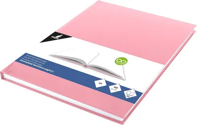Image de kangaro K-5352 kangaro carnet de croquis, 80 feuilles, DIN A4, rose pastel
