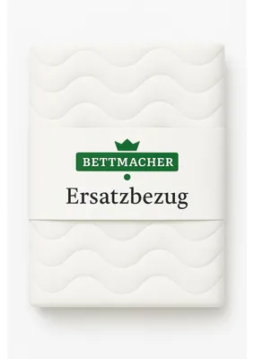 Produktbild von Bettmacher Matratzenbezug 140x200 cm für Matratzen von 12-14.5 cm, Microfaser, 60°C waschbar, 3-seitiger Reißverschluss Matratzenersatzbezug