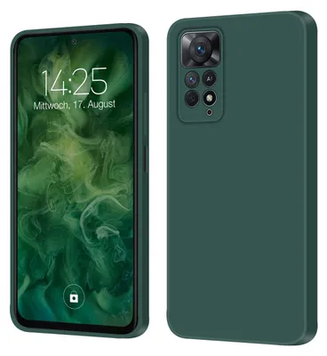 Produktbild von Hülle für Xiaomi Redmi Note 11 Pro Case Cover Bumper Smartphone Softgrip Schutzhülle Farbe: Grün
