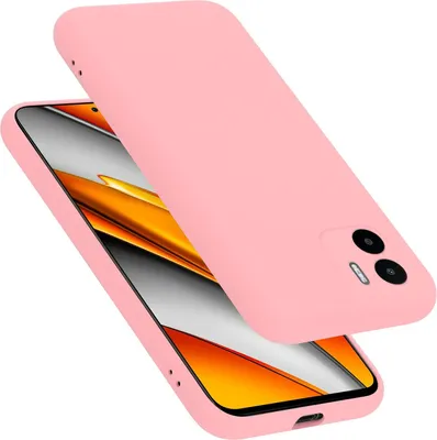 Produktbild von Cadorabo Hülle für Xiaomi RedMi A1 Hülle Silikon Handyhülle Case aus flüssigem Silikon, Kratzfeste und stoßfeste Schutzhülle für Xiaomi RedMi A1